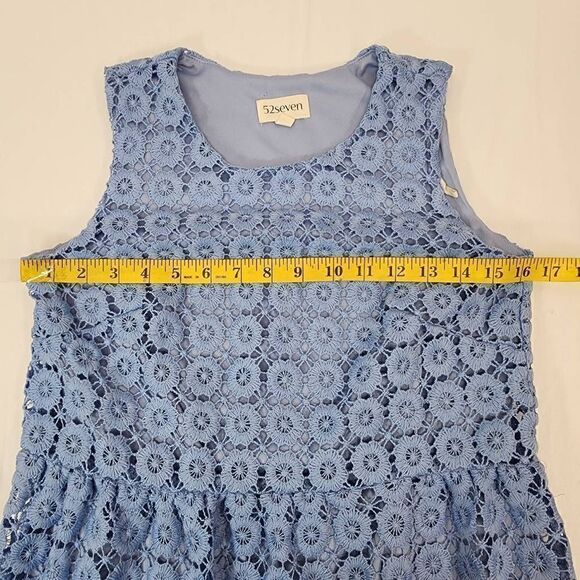 52seven Sleeveless Lace Babydoll Dress Size 4 - Picture 5 of 9
